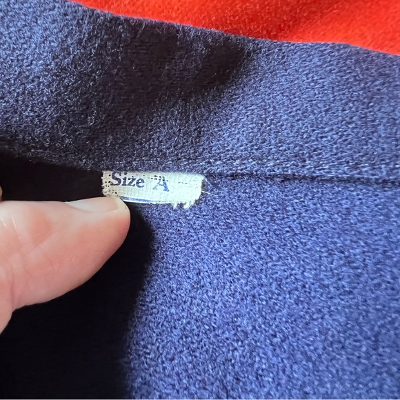 Gorgeous Vintage Mod wool 60s skirt wrap around fully lined sz med button front - Picture 6 of 10